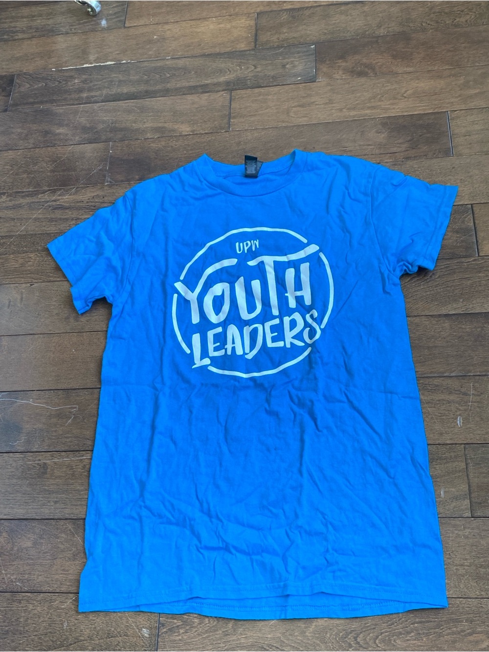 Tony Robbin’s Bright Blue "Youth Leaders" Graphic Tee